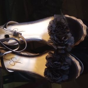 Jessica Simpson sandal/wedge heel